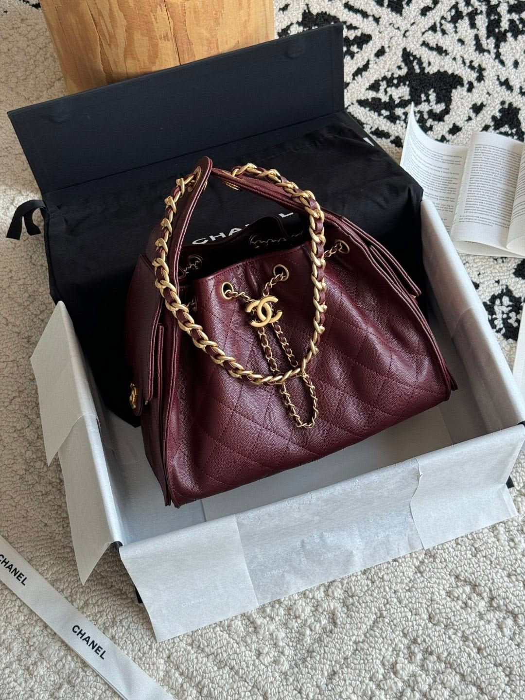 CHANEL 25 Hobo Small- With Complete Packaging