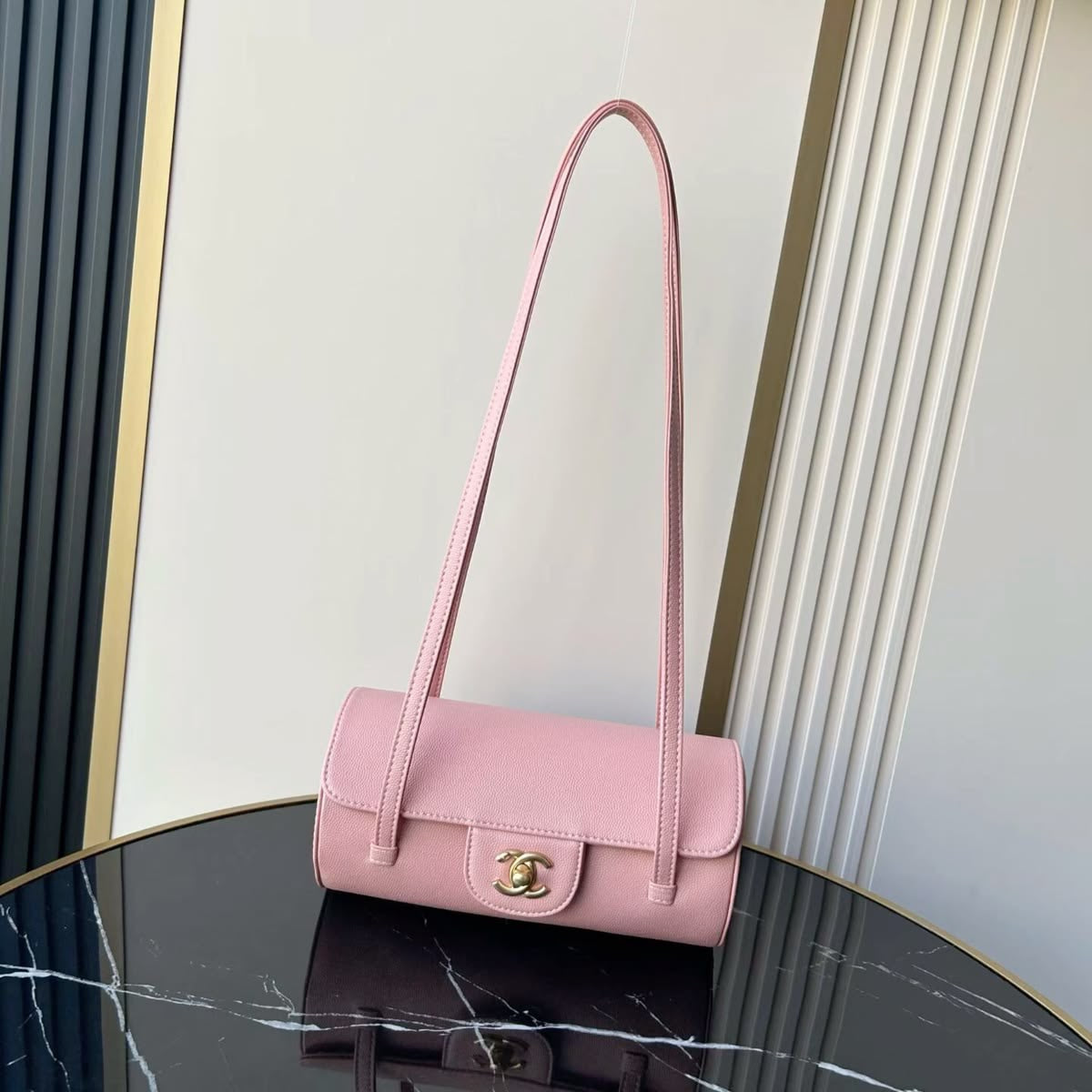 CHANEL Bowling Bag with Brand Box