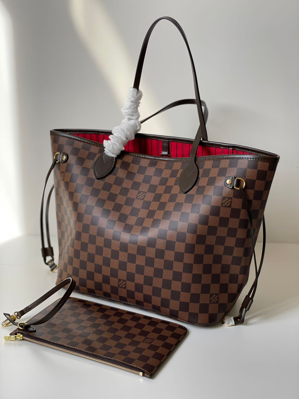 LV Neverfull Tote Bag with Brand Box