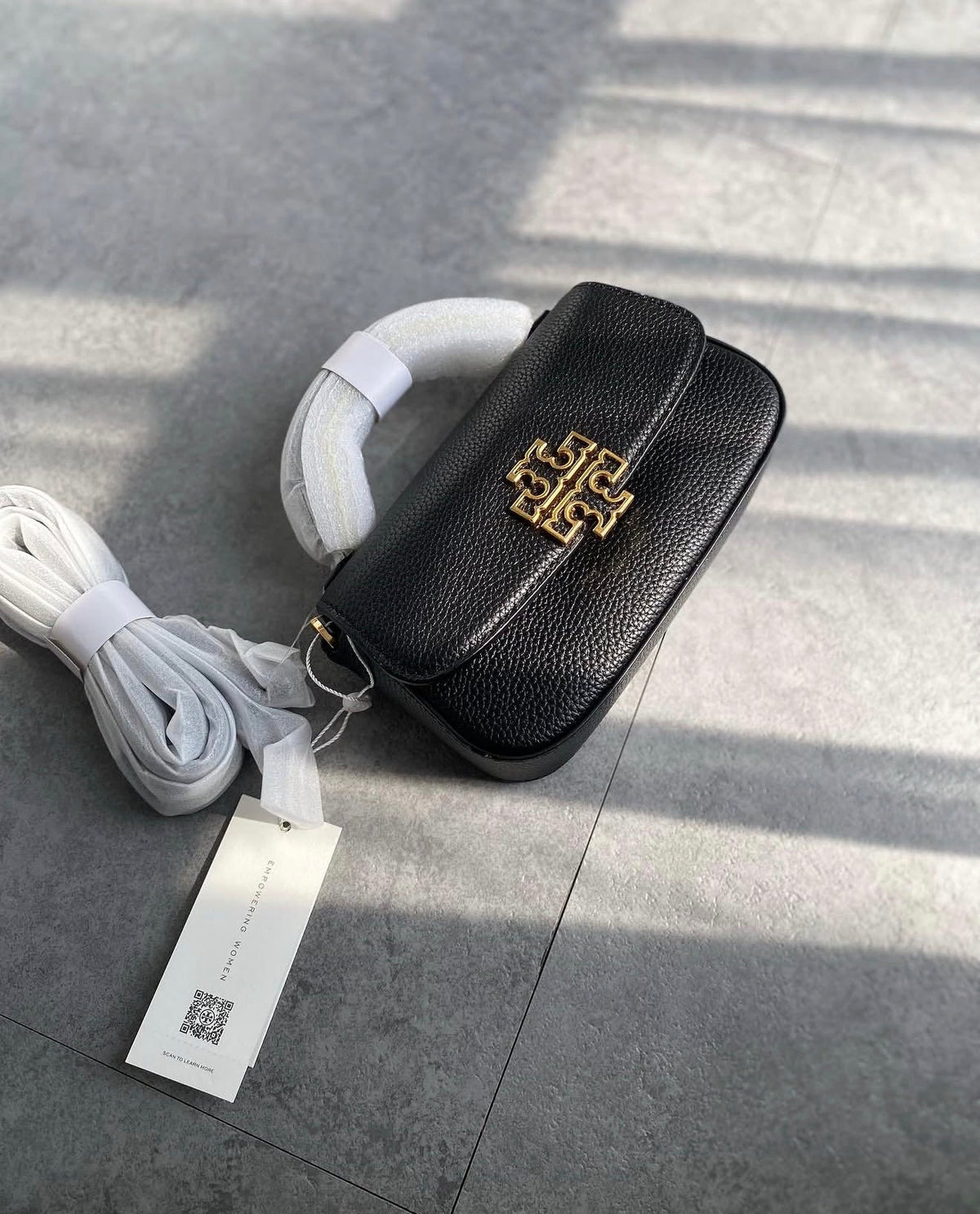 Tory Burch Britten Top Handle Small with Brand Box