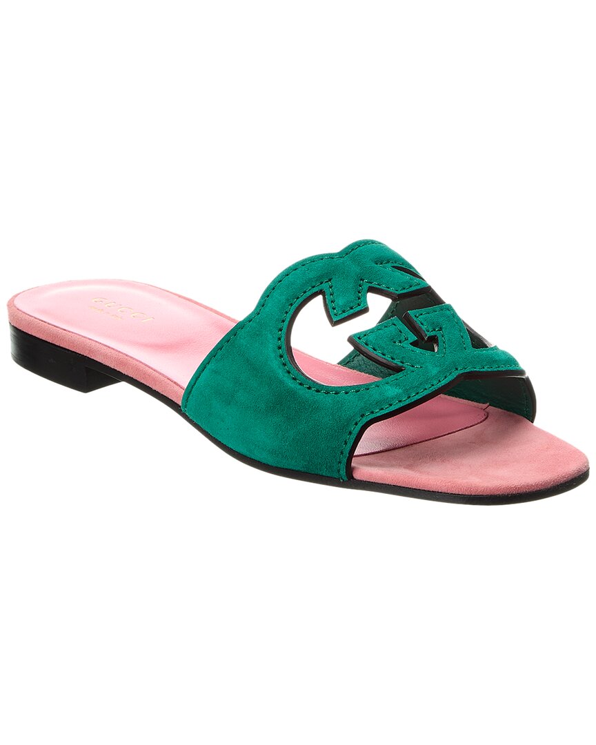 Gucci Interlocking Sandal with Brand Box