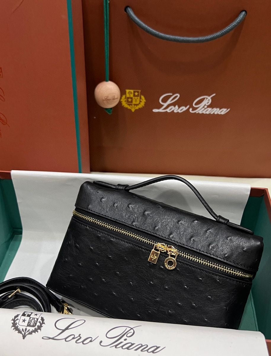 Loro Piana Ostrich Leather with Brand Box