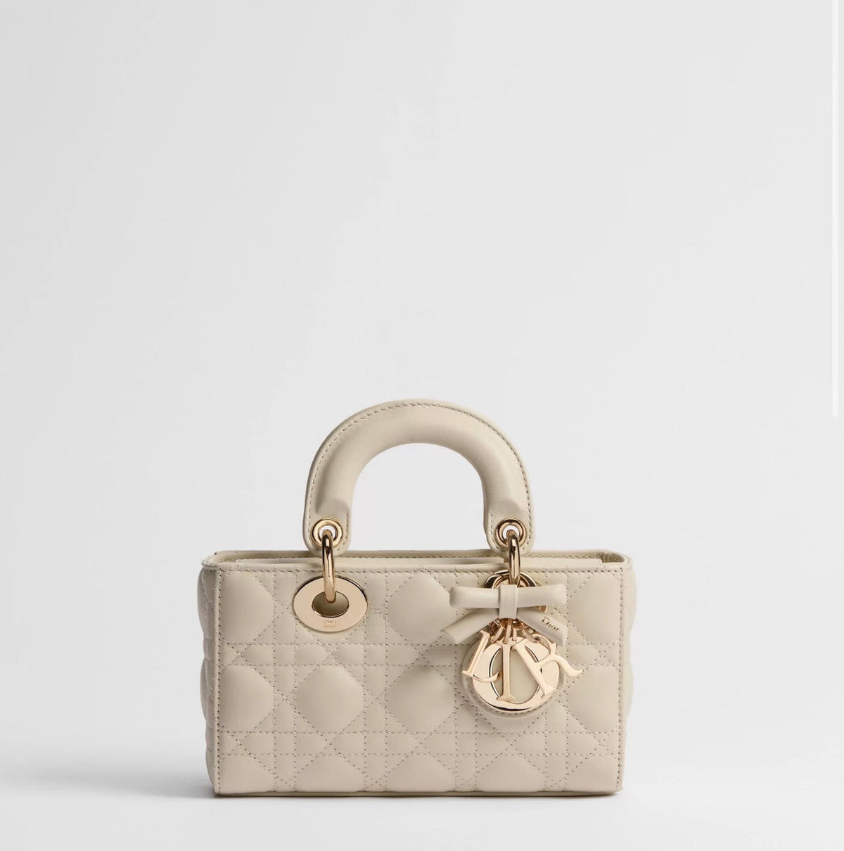 Dior D Joy Mini with Brand Box- Beige