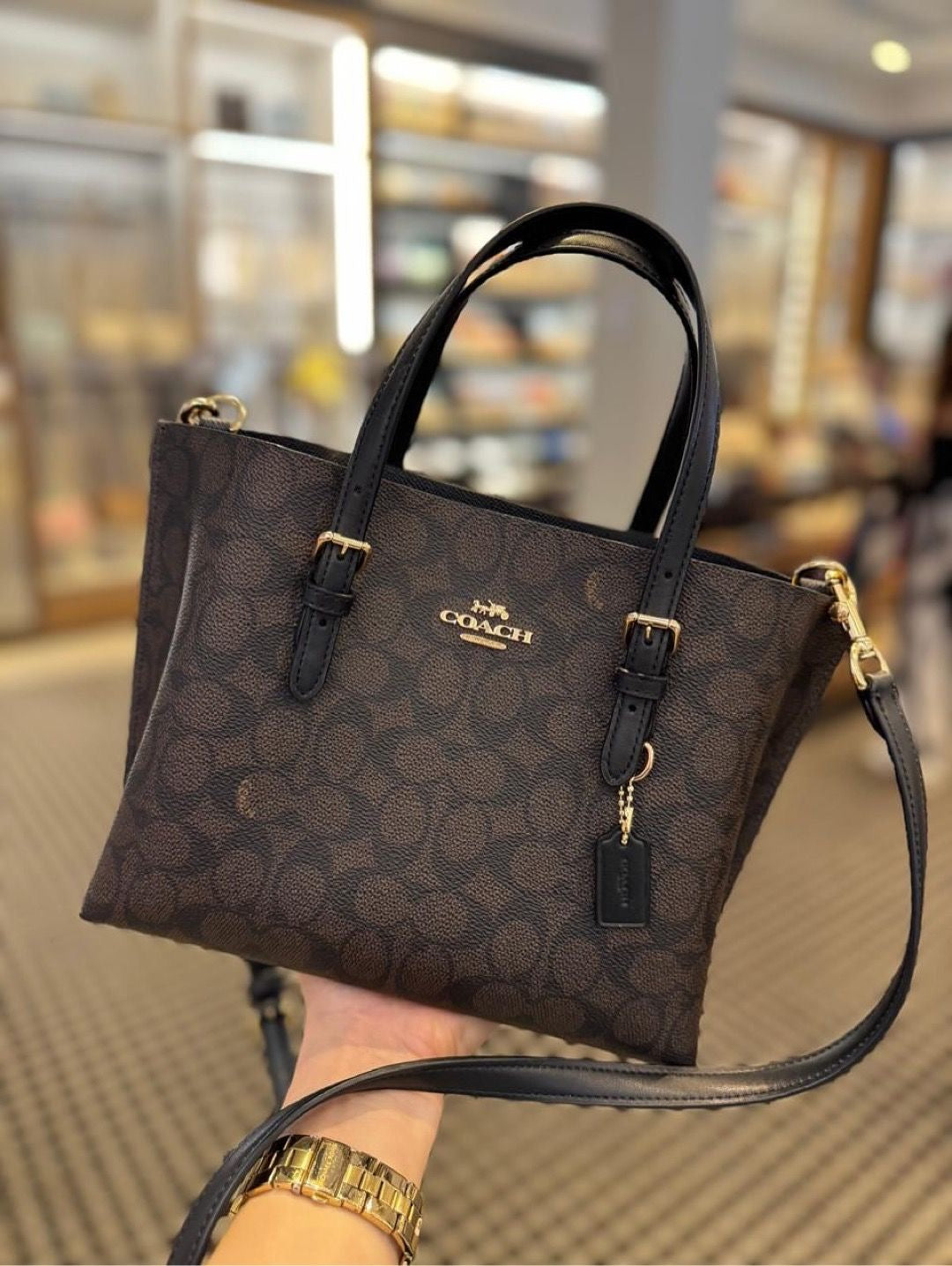 Coach Mollie Small Tote with Brand Box