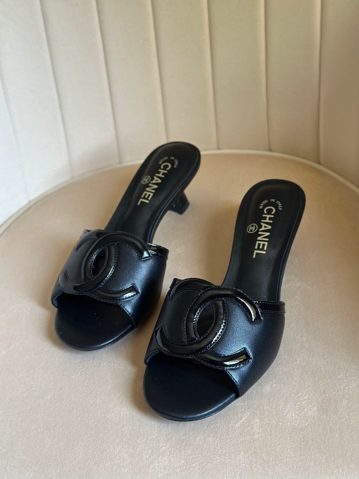 CHANEL Mules with Brand Box