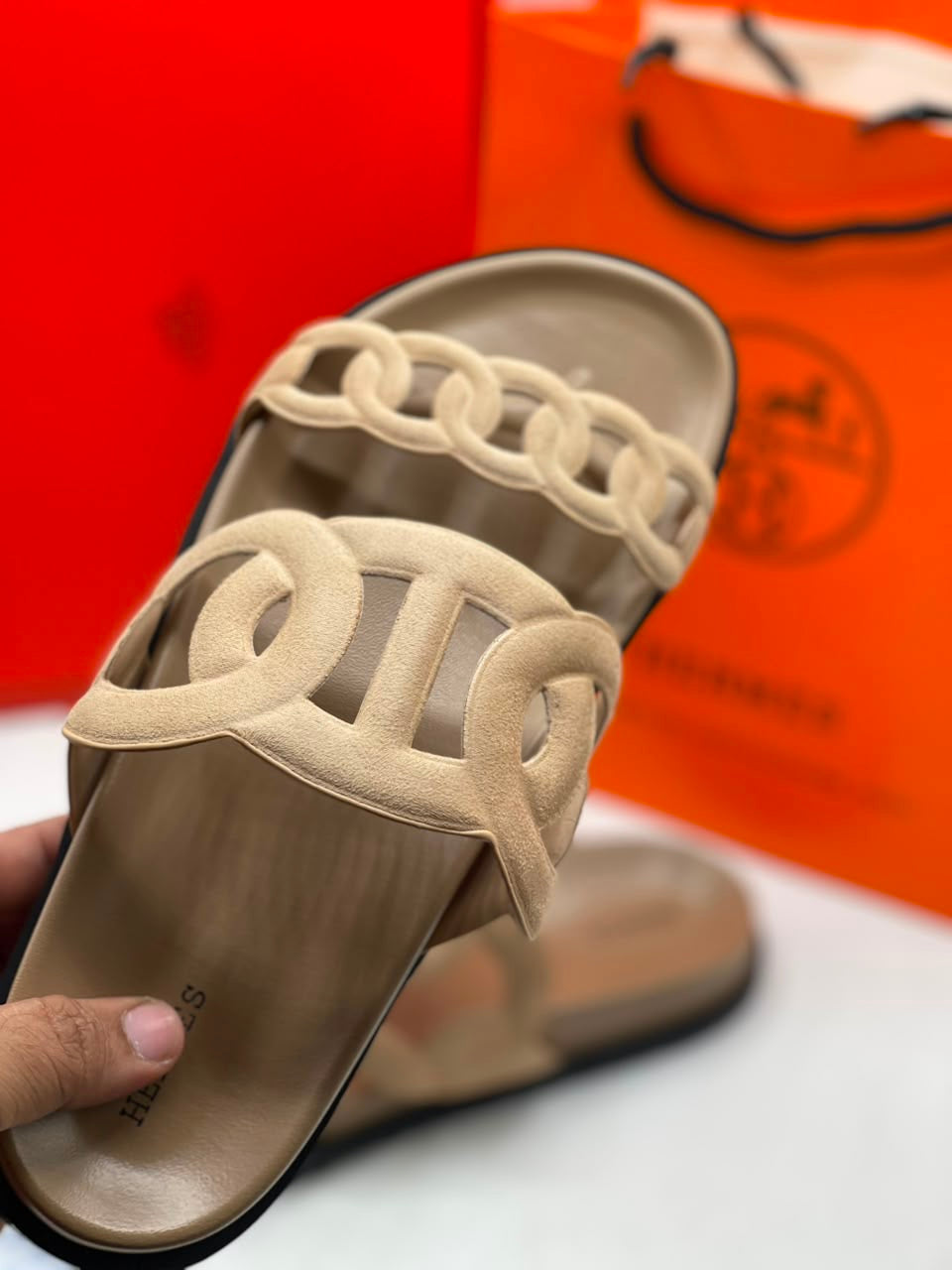 Hermes Extra Sandal with Brand Box