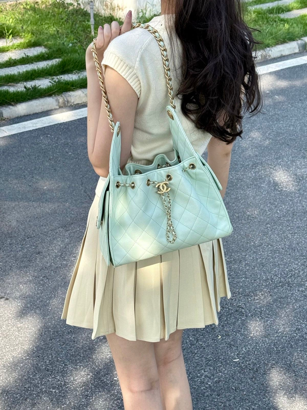 CHANEL 25 Hobo Small with Brand Box