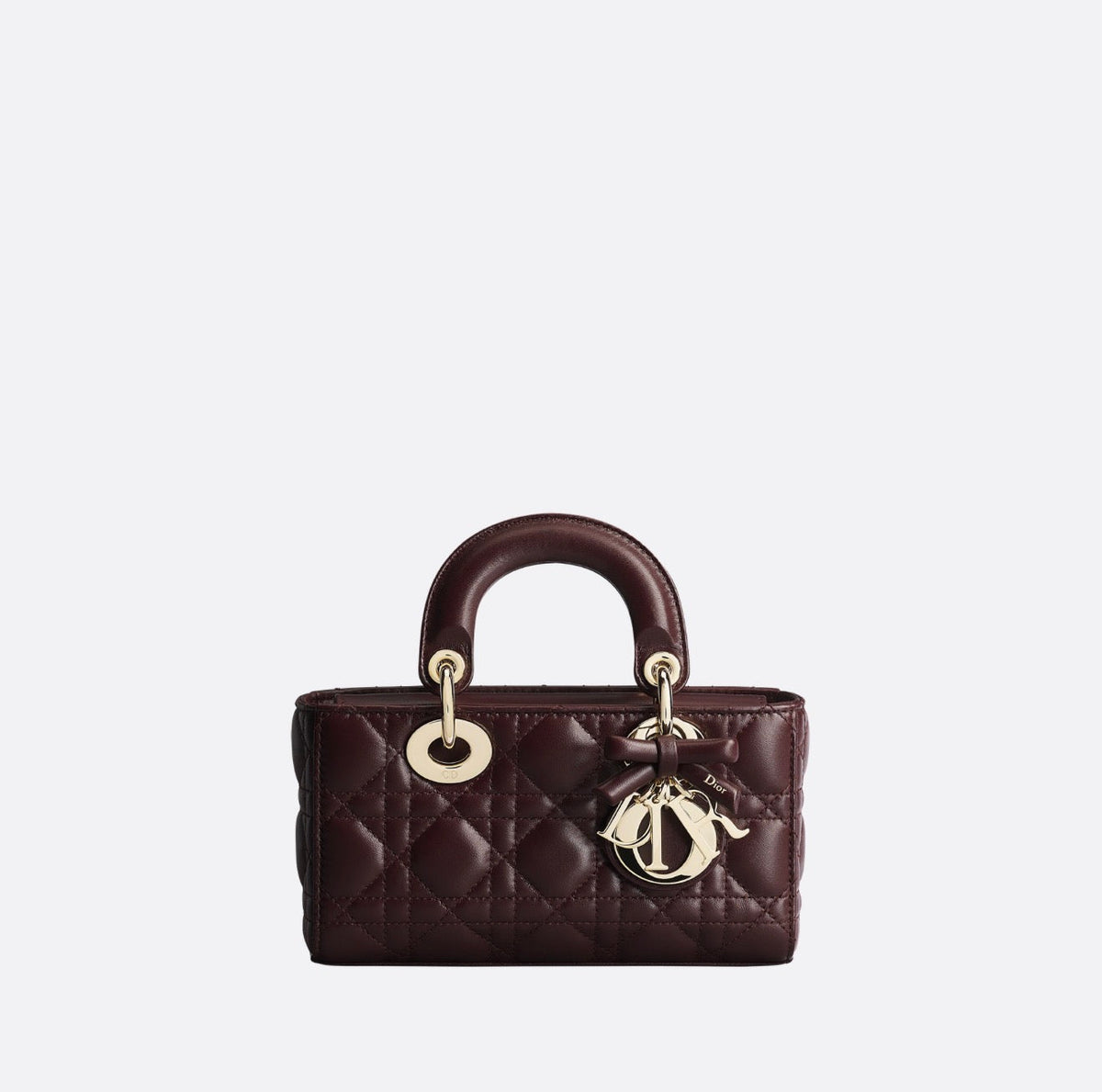 Dior D Joy Mini with Brand Box- Burgundy