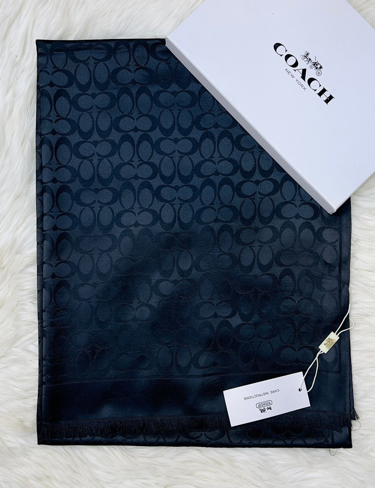 Coach Scarf- Navy Blue