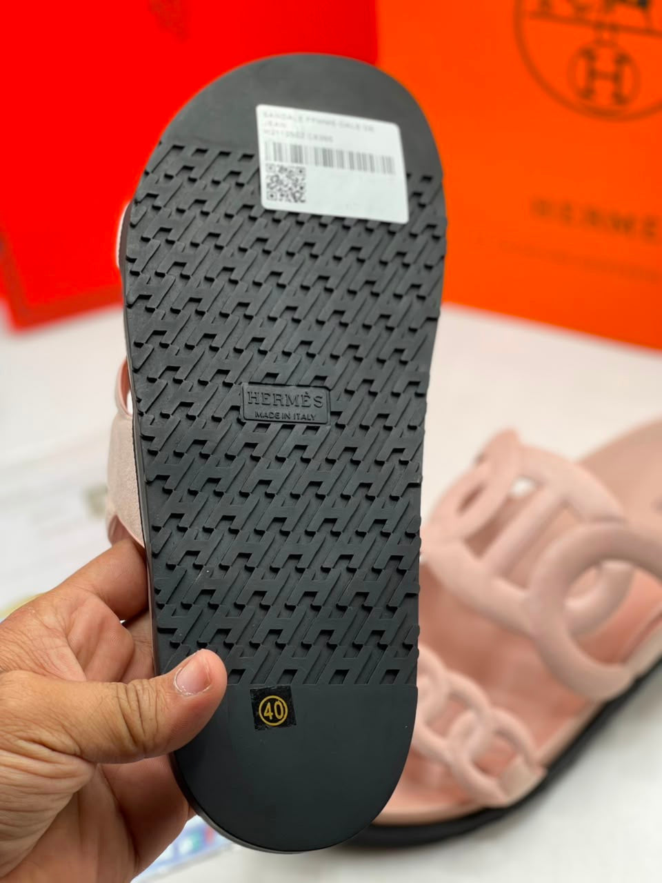 Hermes Extra Sandal with Brand Box