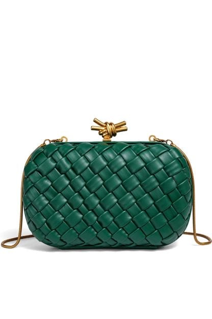 Bottega Veneta Knot Minaudiere Clutch with Brand Box